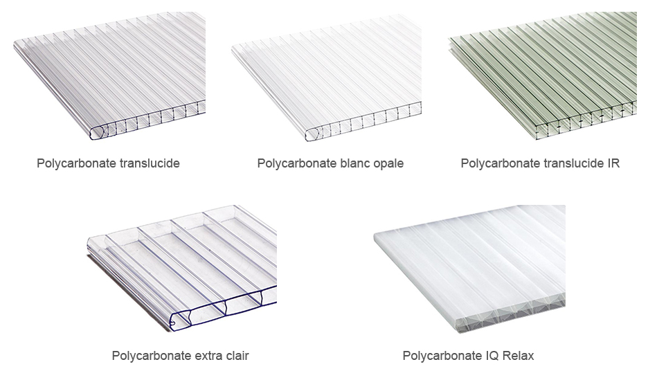 Color of polycarbonate pergola roofs